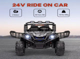 AIYAPLAY 24V 2 Seater Kids Electric Car with Remote Control, Suspension System, Slow Start, 3 T3398P554975
