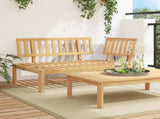 Garden Pallet Corner Sofa Solid Wood Acacia 365849
