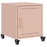 Bedside Cabinets 2 pcs Pink 36x39x43.5 cm Steel 846617