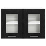 Hanging Cabinet Black Oak 60 x 31 x 40 cm Engineered Wood 884212