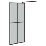 Walk-in Shower Screen 80x195 cm Dark Tempered Glass 151884
