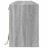 TV Wall Cabinet with LED Grey Sonoma 180x31x45 cm 3307938