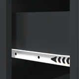 Drawer Cabinet Black 66 x 34.5 x 92 cm Engineered Wood 894376