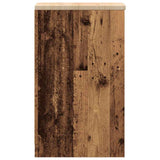 Garage Storage Cabinet Old Wood 30x51x85 cm Solid Wood Pine 860560