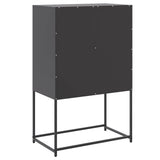 Sideboard Black 68.5x38.5x107 cm Steel 846482