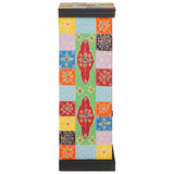 Chest of drawers Multicolour 30 x 30 x 90 cm Solid Mango Wood 4017585