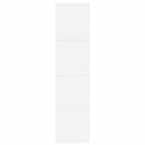 CD Storage Rack 4 pcs White 40 x 17 x 17 cm Engineered Wood 8012708
