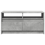 ZNTS Coffee Table with LED Lights Concrete Grey Engineered Wood 851994