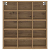 Shoe Cabinet Artisan Oak 77.5 x 30 x 83.5 cm Engineered Wood 875216