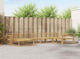 Outdoor Sofa Set 6 pcs White 331 x 172.5 x 73 cm 3386693