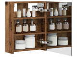 Bathroom Mirror Cabinet Old Wood 30 x 10.5 x 50 cm 889013
