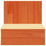 Bedside Table 2 pcs Wax Brown 42 x 32.5 x 40 cm Solid pine wood 873498