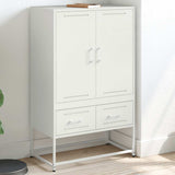 Highboard White 68x39x111.5 cm Steel 846613