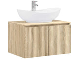 Bathroom Furniture Set Sonoma Oak Engineered Wood 3404342