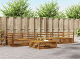 Outdoor Sofa Set 5 pcs Natural Solid Acacia Wood 3372959