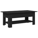 Coffee Table Black Oak 102 x 55 x 42 cm Engineered Wood 862711