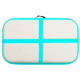 Inflatable Gymnastics Mat with Pump 60x100x10 cm PVC Green 92651