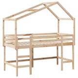Loft Bed with Ladder and Roof without Mattress 80x200 cm 3282072