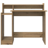 Desk with Shelf Artisan Oak 97 x 45 x 90 cm Engineered Wood 875241