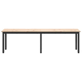 Bench Natural 160 x 35 x 45 cm Solid Pine Wood 892775