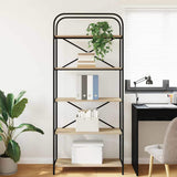Bookshelf Sonoma Oak 80 x 30 x 183 cm Engineered wood 879834