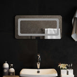 LED Bathroom Mirror Transparent 60 x 30 cm Tempered Glass 42045831