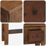 Console Table Mixed Recycled Wood 80x35x80 cm 244509