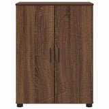 Bathroom Cabinet with Storage Brown Oak 60 x 35 x 80 cm 883311