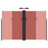 ZNTS Retractable Side Awning Terracotta 220x1200 cm 4004873