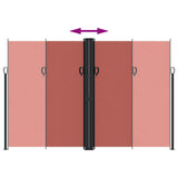 Retractable Side Awning Terracotta 220x1200 cm 4004873