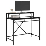 Desk Black Oak 100 x 50 x 90 cm Engineered Wood 881278