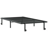 Bed Frame without Mattress Foldable Black 100x190 cm Steel 4103961