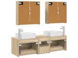 Bathroom Furniture Set 5 pcs Sonoma Oak 3406769