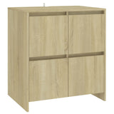 2 Piece Sideboard Sonoma Oak Engineered Wood 3098083