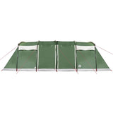 Family Tent Tunnel 10-Person Green Waterproof 94619