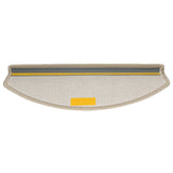 Stair Mats 20 pcs 65x24x4 cm Taupe Half Round Large 3365795