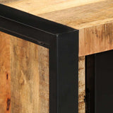 Console Cabinet 90x35x75 cm Solid Rough Wood Mango 4013571
