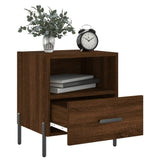 Bedside Cabinets 2 pcs Brown Oak 40x35x47.5 cm Engineered Wood 827467