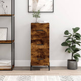 Sideboard Smoked Oak 34.5x34x90 cm Engineered Wood 828617