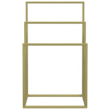 Freestanding Towel Rack Gold 48x24x79 cm Iron 343092