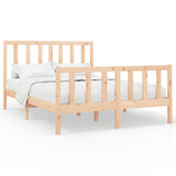 Bed Frame without Mattress 160x200 cm Solid Wood Pine 3106713