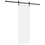 Sliding Door ORKDAL White 73.5 x 211 cm Solid Pine Wood 3333805