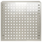 Air Conditioner Cover Silver 110 x 50 x 105 cm Stainless Steel 8014147