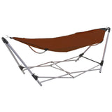 Hammock with Foldable Stand Brown 44367