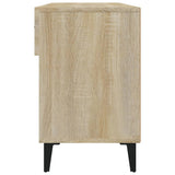 Shoe Cabinet Sonoma Oak 102x35x55 cm Engineered Wood 812828