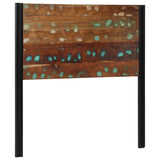Headboard 100 cm Solid Wood Reclaimed and Iron 4017544