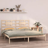 Bed Frame without Mattress 200x200 cm Solid Wood 3105685