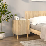 Bedside Cabinets 2 pcs Sonoma Oak Engineered Wood 812049