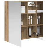 Bathroom Mirror Cabinet Artisian Oak 60 x 14.5 x 70 cm 889062