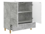 Sideboard Concrete Grey 66 x 34.5 x 95 cm Engineered Wood 894668